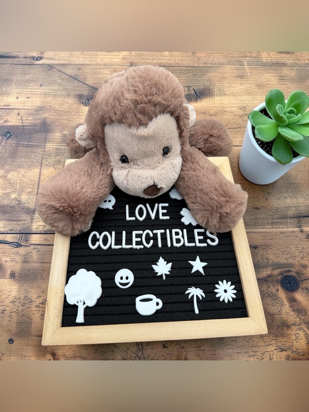 Authentic Jellycat Smudge Monkey